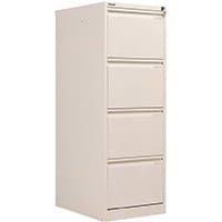 Bisley BS4E Filing Cabinet Flush Front 4D Lock Chalk BS4E/CHK