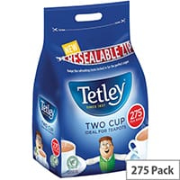 Tetley Two Cup Tea Bags Pack of 275 A07965