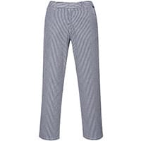 Portwest C075 Barnet Chefs Trousers Checkered Small