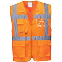 Portwest C376 Athens MeshAir Executive Vest Orange Large