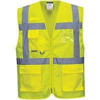 Portwest C376 Athens MeshAir Executive Vest Yellow Medium