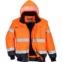 Portwest C465 3in1 Bomber Jacket 3:2 Orange & Navy XL