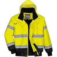 Portwest C465 3in1 Bomber Jacket 3:2 Yellow & Black XL