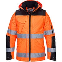 Portwest C469 Pro Hi-Vis 3in1 Jacket Orange & Black XXL