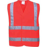 Portwest C470 Hi-Vis Band and Brace Vest Red XX3X