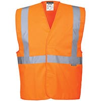 Portwest C472 Hi-Vis 1 Band Vest Orange SM