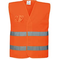 Portwest C494 Hi-Vis Mesh Vest Orange XX3X