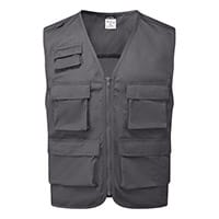Portwest Work Vest - Metal Grey - Size XL