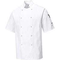 Portwest C733 Cumbria Chefs Jacket White XL
