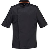 Portwest C738 MeshAir Pro Short Sleeve Jacket Black Medium