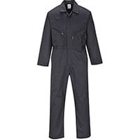Portwest C813 Zip Boilersuit Black Medium (Regular Fit)