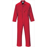 Portwest C813 Zip Boilersuit Red 3XL (Regular Fit)