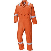Portwest C814 Iona Cotton Coverall Orange Medium