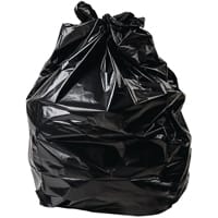 Jantex Pack of 100 Large Extra HeavyDuty Black Bin Bags 160 Litre