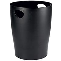Contour Ergonomics Waste Paper Bin Black 18 Litre CE06113