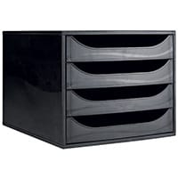 Contour Ergonomics 4 Drawer Set Black CE06114