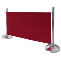 Bolero Red Canvas Barrier