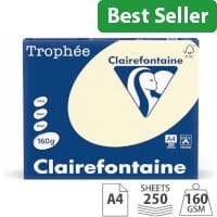 Trophee Ivory A4 Card 160gsm – Pack of 250 Sheets (1101C)
