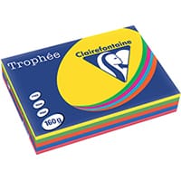 Trophee Card A4 160gm Intensive Assorted Pack of 250 1713C