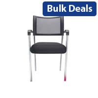 Jupiter Mesh Armchair Black/Chrome