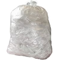 Jantex Pack of 100 Heavy Duty Recycled Bin Bag 18kg 160ltr Clear