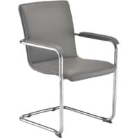 Pavia Visitor Chair Grey Pu