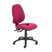 Calypso Ergo 2 Lever Office Chair With Lumbar Pump Claret