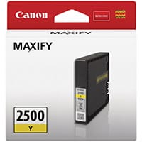 Canon PGI-2500 Y ( 9303B001 ) Yellow Ink Cartridge Original - for MAXIFY iB4050, iB4150, MB5050, MB5150, MB5155, MB5350, MB5450, MB5455