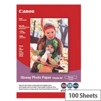 Canon 6x4 Inches Gloss Photo Paper (Pack of 100)