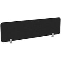 Ciunas Office Desk Screen W1590xH400 Charcoal