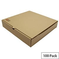 Disposable 9inch Brown Kraft Pizza Boxes Pack of 100