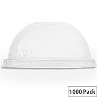 Compostable PLA 96mm Dome Lids For 96mm Cups Pack of 1000
