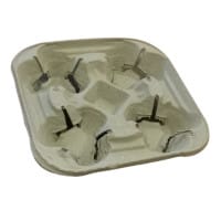 4-Cup Carry Tray (220 Per Bundle) Non-Splittable