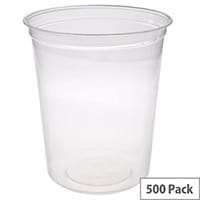 Compostable PLA 32oz Round Disposable Deli Containers Pack of 500