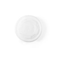 90mm Flat Bio Lid (FITS 8oz Soup Container) (Pack of 1000)