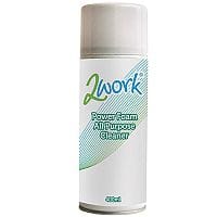 2Work Pack of 1 Power Foam All Purpose Office Cleaner 400ml Can DB57168