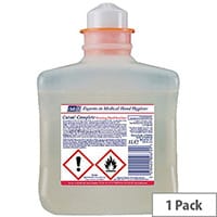Deb Cutan Complete Pack of 1 Foam Hand Sanitiser 1 Litre Refill Cartridge CFS39H