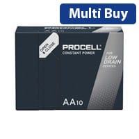 Duracell Procell Constant AA Batteries - Pack of 10, Industrial Grade - 5000394149151