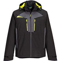 Portwest DX463 DX4 Rain Jacket Black Size M Regular Fit