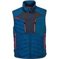 Portwest DX470 DX4 Hybrid Baffle Gilet Metro Blue Small