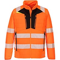 Portwest DX473 DX4 Hi-Vis Baffle Jacket Orange & Black XL