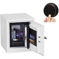 Phoenix Datacare DS2001F Size 1 Data Safe with Fingerprint Lock White 7L 60min Fire Protection