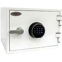 Phoenix Titan FS1281F Size 1 Fire & Security Safe with Fingerprint Lock White 19L 60min Fire Protection