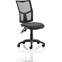 Eclipse II Lever Task Operator Office Chair Mesh Back With Black Seat