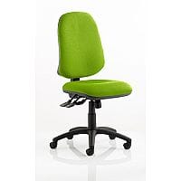 Eclipse XL III Lever Task Operator Office Chair Swizzle Green