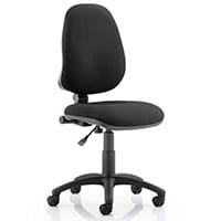 Eclipse I Task Operator Office Chair With No Arms Black - Weight Capacity: 125kg - Usage: 8 hours a day