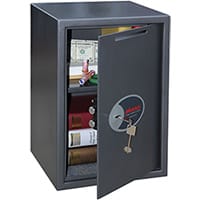Phoenix Vela Deposit Home & Office Security Safe Graphite SS0804KD