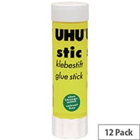 UHU Stic Glue Stick 40g Pack of 12 45621