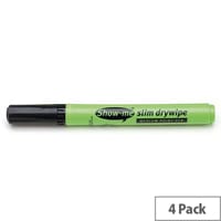 Showme Teacher Marker Assorted Colours Pack 4 Stm4