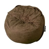 Elephant Kumo Round Bean Bag H800xD1000mm Chocolate Brown